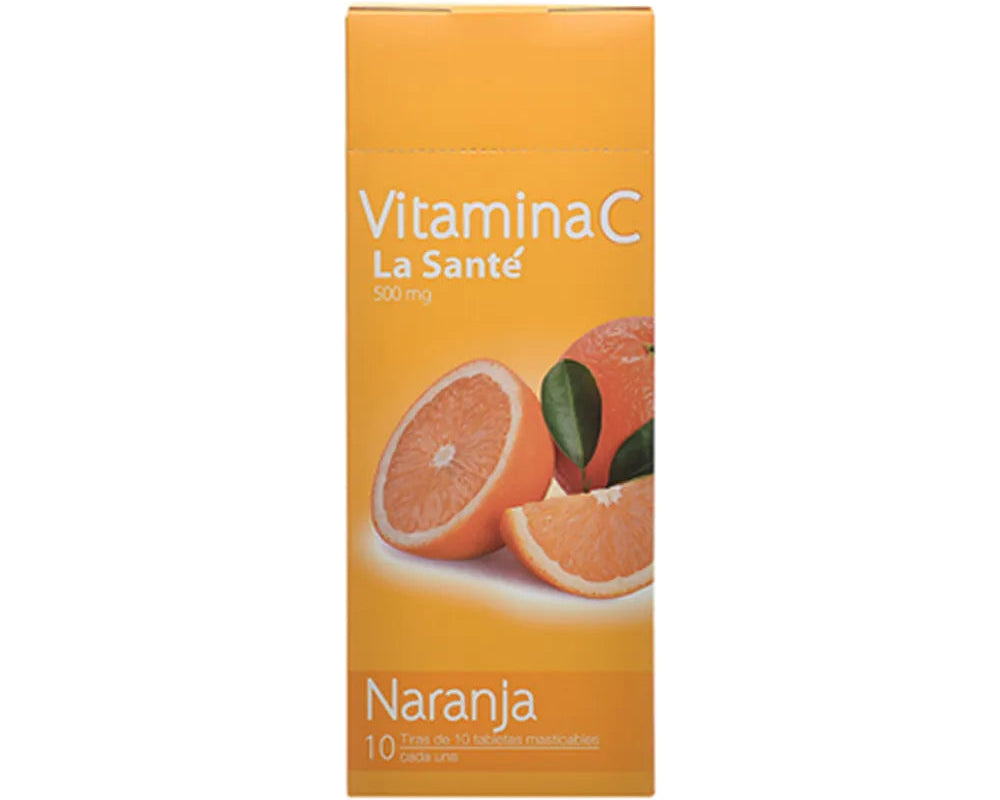 304 - Vitamina C Naranja - Sobre 10 Unidades