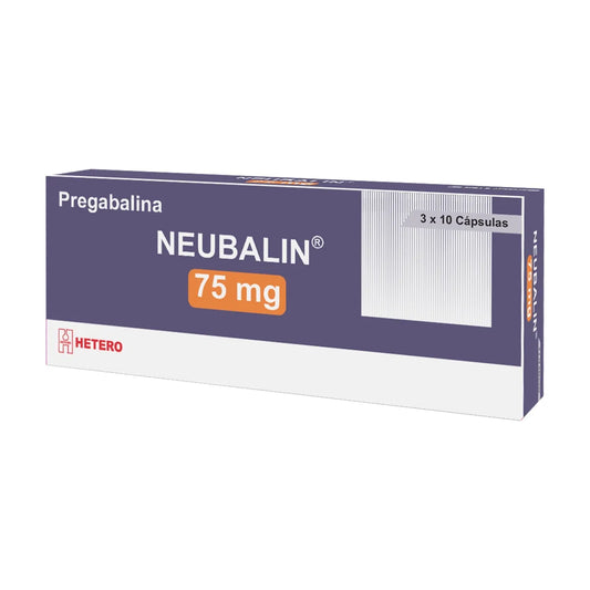 989 - Pregabalina Neubalin 75mg - 10 Unidades